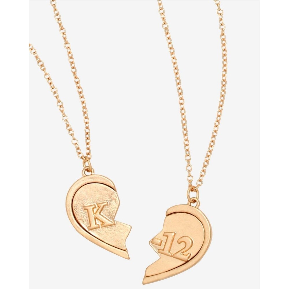 Melanie Martinez K-12 Friendship Necklace Set Gold Tone